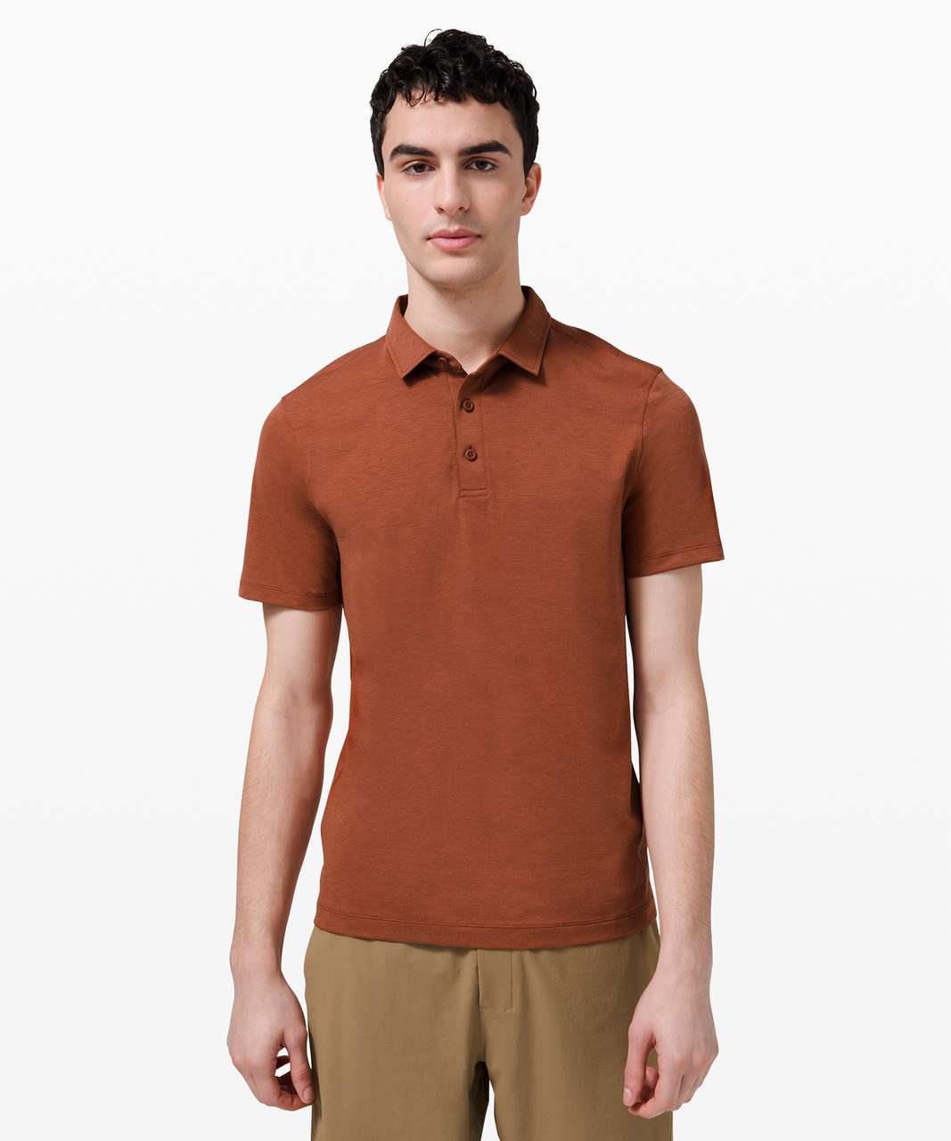 Lululemon Evolution Polo - Dark Terracotta