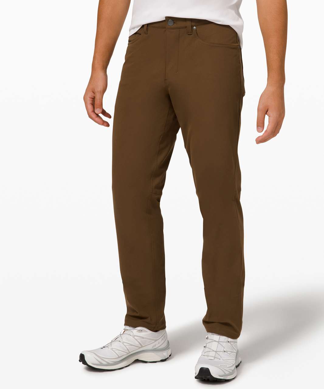 Lululemon ABC Pant Slim *Warpstreme 32 - Dark Olive - lulu fanatics