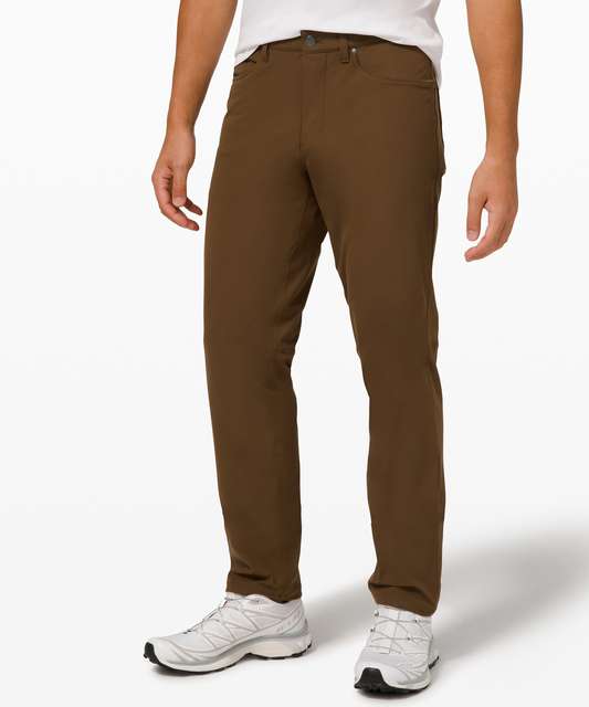 lululemon ABC SLIM 81 CM - Trousers - artifact/khaki - Zalando.de