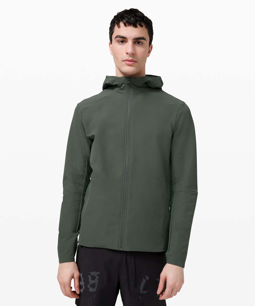 Lululemon Cinchable Fleece Zip-Up - Green Jasper - lulu fanatics