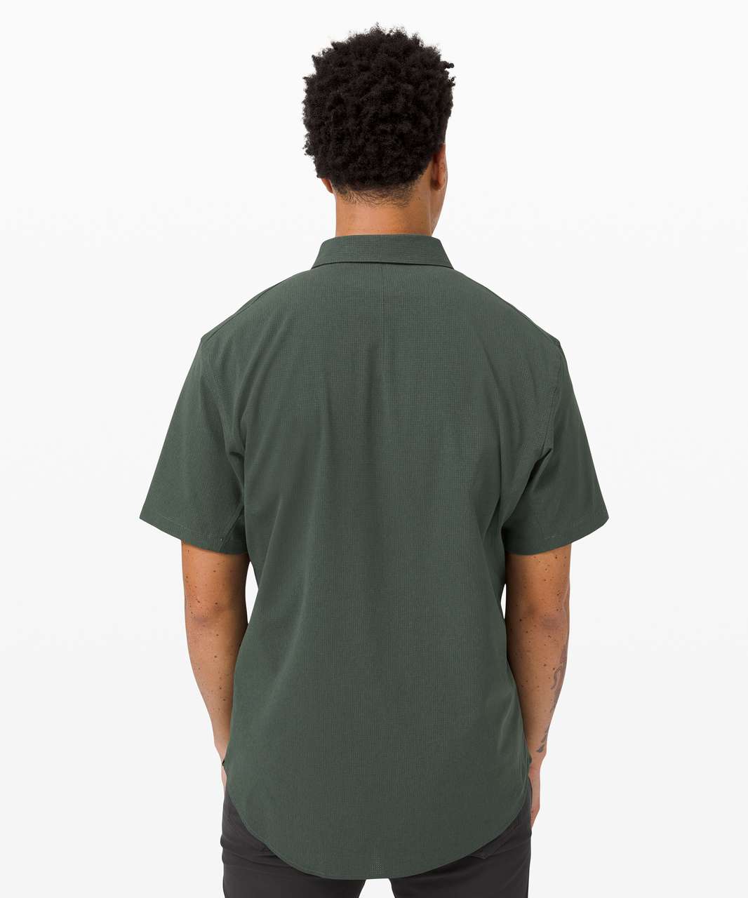 Lululemon Airing Easy Short Sleeve Shirt *Ventlight Mesh - Smoked ...