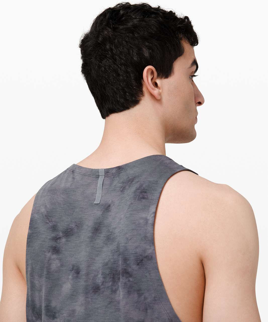 Lululemon Always Agile Tank - Diamond Dye Asphalt Grey Black