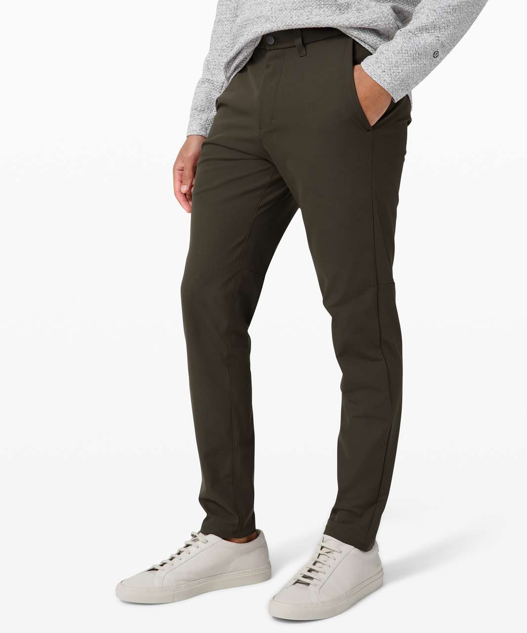 Lululemon Commission Pant Slim *Warpstreme 28" - Dark Olive (First Release)