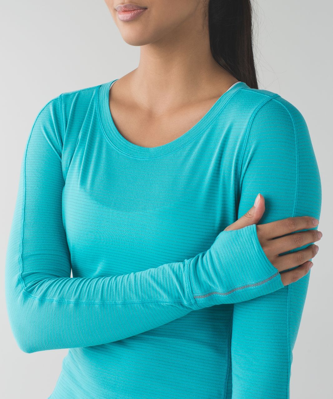 Lululemon 5 Mile Long Sleeve - Peacock Blue