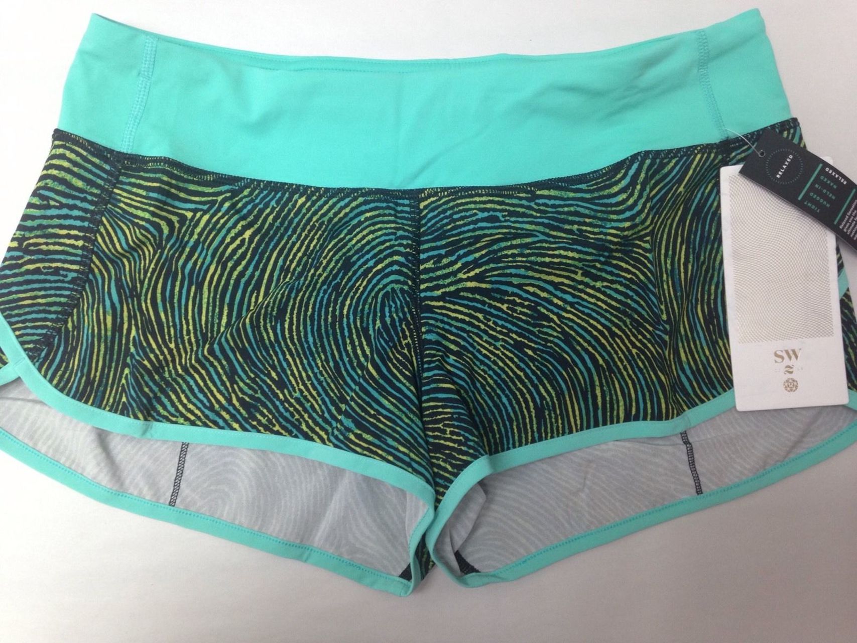 Lululemon Seawheeze 2014 Eyeball Speed Shorts Size 2 Rare!