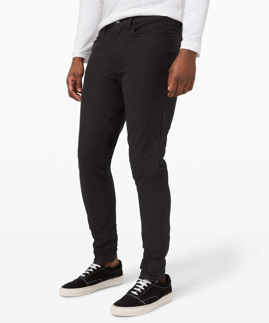 Black ABC stretch-jersey trousers, Lululemon