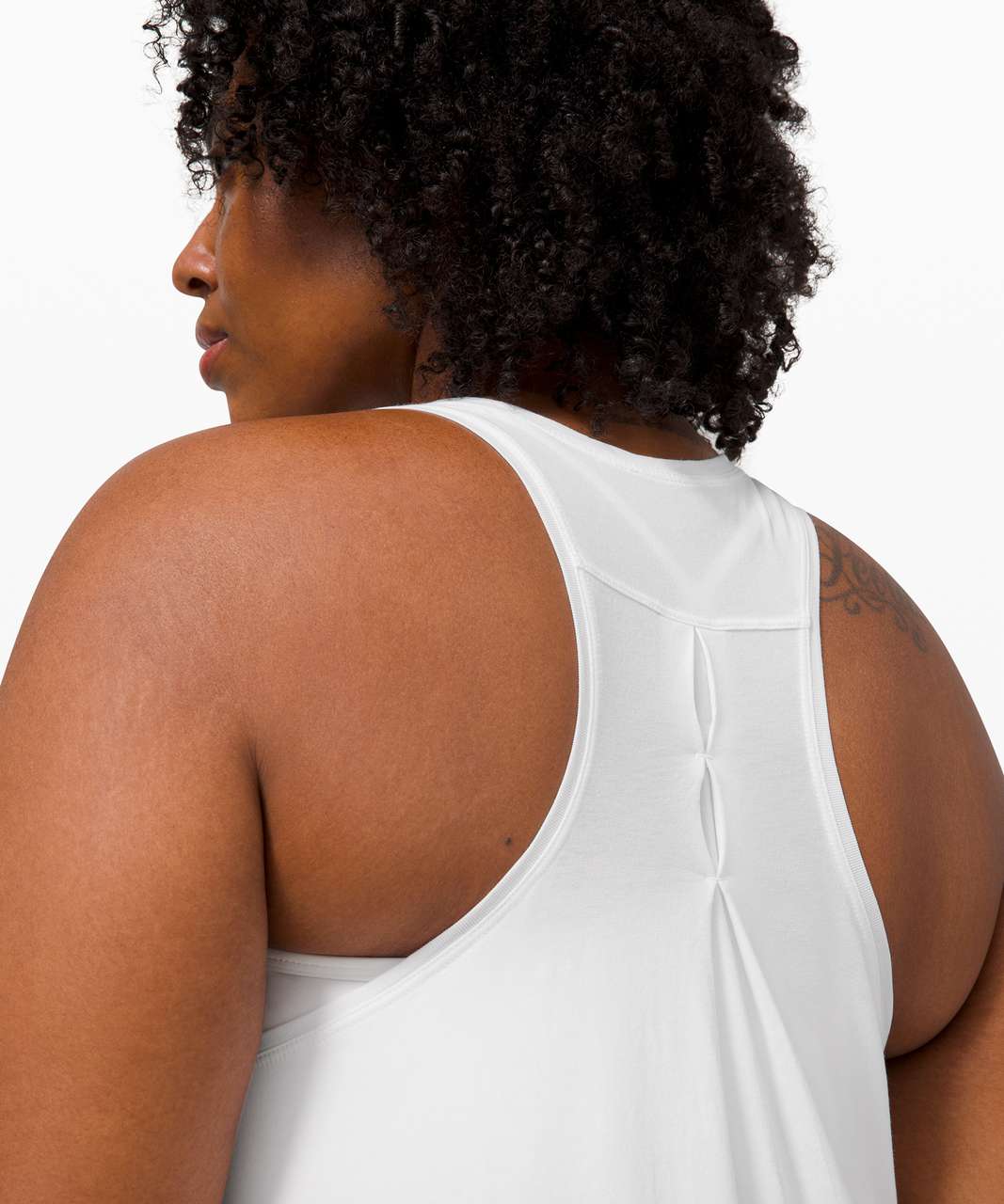 Lululemon Love Tank *Pleated - White