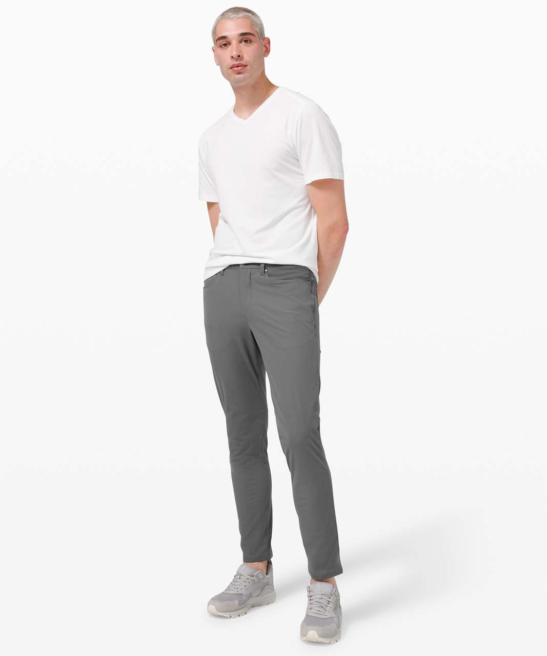 Lululemon Commission Slim-fit Pants 30 Warpstreme - Asphalt Grey