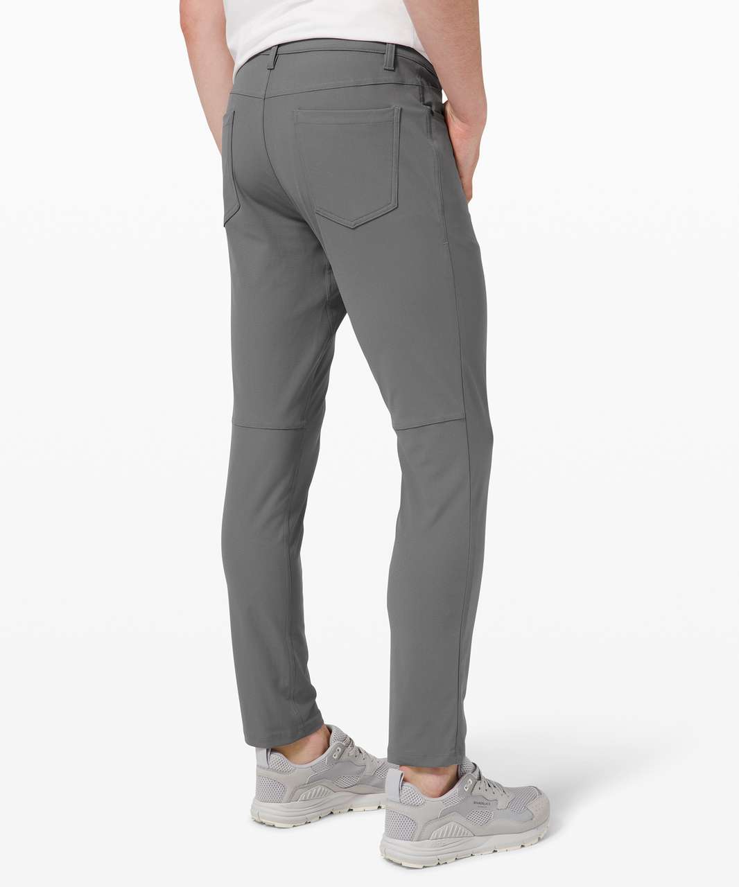 Lululemon Abc Classic-fit Pants 37 Warpstreme In Melanite