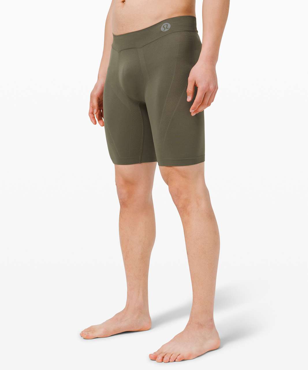 MEN'S LIGHTWEIGHT COMPRESSION SHORT SLEEVE | ARMY GREEN | NOBULL