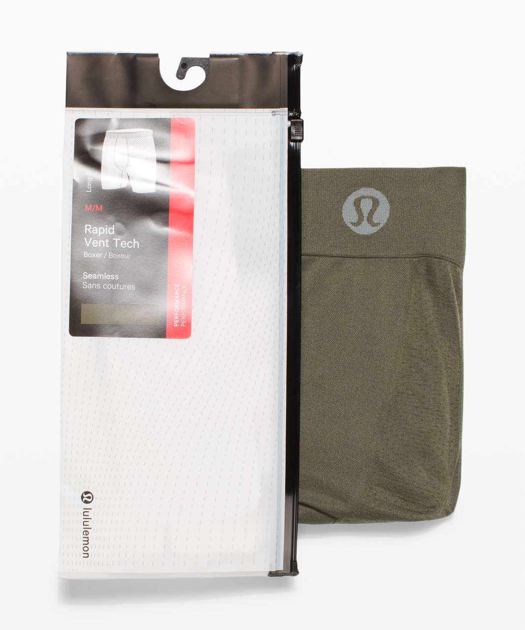 Lululemon Rapid Vent Tech Boxer 7" - Army Green