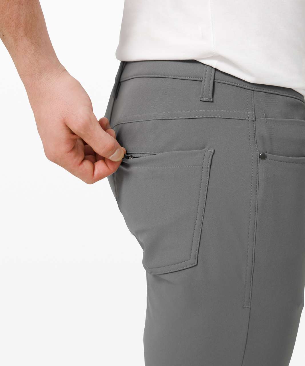 Lululemon ABC Pant Slim *Warpstreme 32 - Asphalt Grey - lulu fanatics