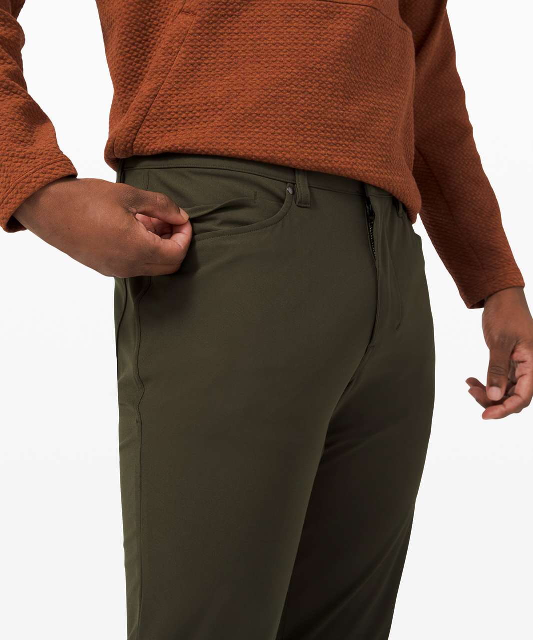 Lululemon ABC Pant Slim 28" *Warpstreme - Dark Olive (First Release)