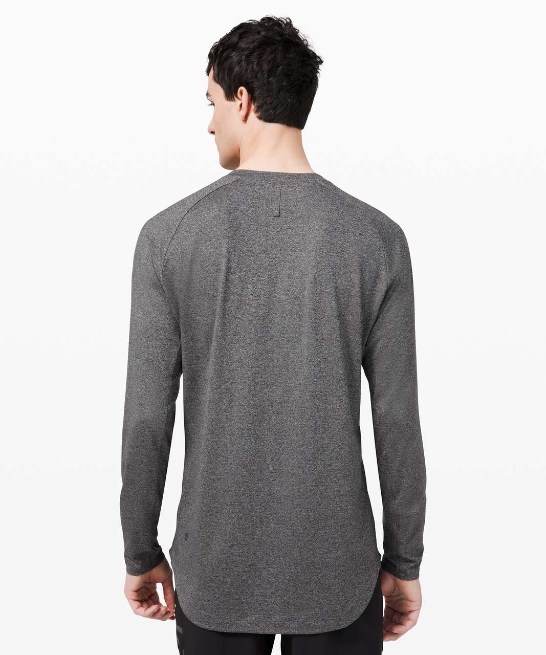 Lululemon Drysense Long Sleeve - Black / Rhino Grey