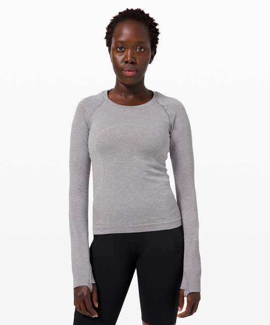 Lululemon Swiftly Tech Long Sleeve 2.0 - Black / Black - lulu fanatics