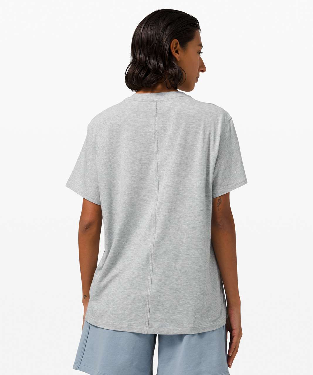 Lululemon All Yours Tee - Heathered Core Light Grey