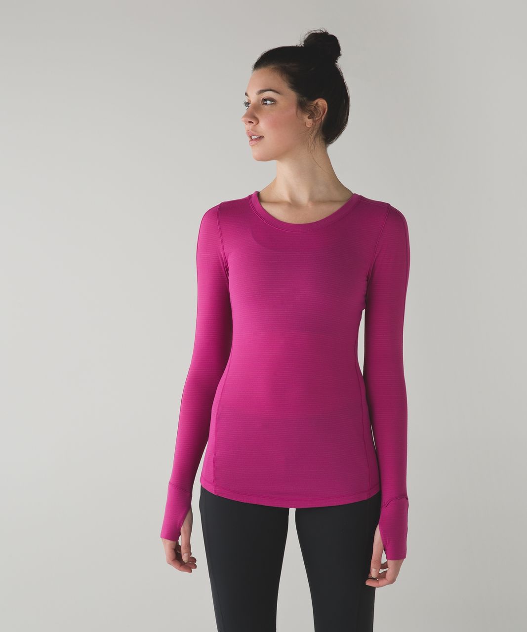 Lululemon 5 Mile Long Sleeve - Heathered Hero Blue - lulu fanatics