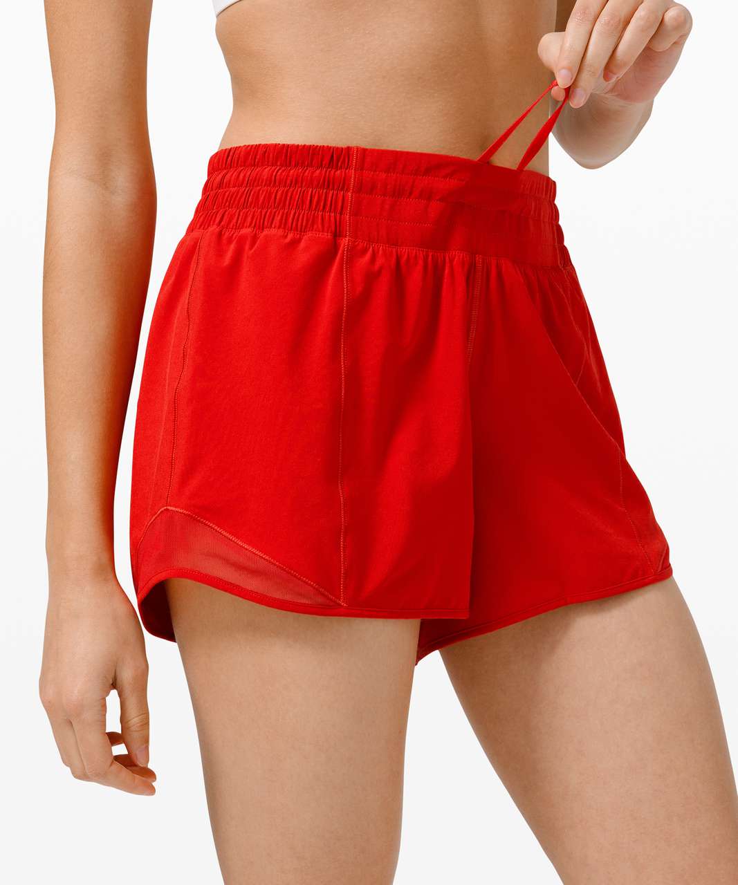 Lululemon Hotty Hot Short *High-Rise Long 4 - Dark Red (First