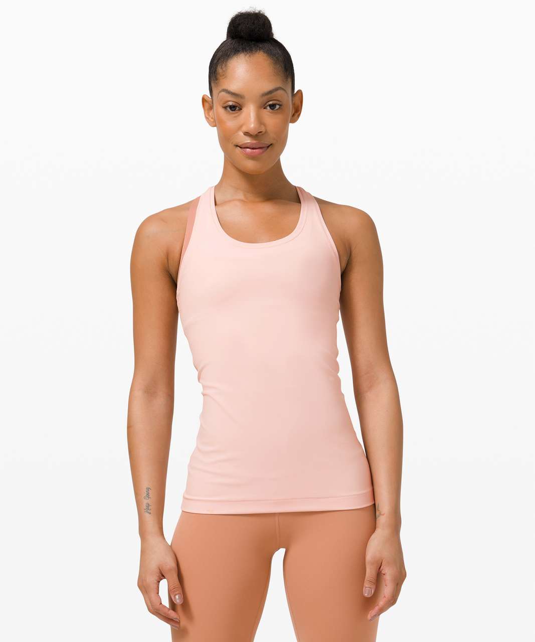 Lululemon Nulu Cropped Slim Yoga Short Sleeve - Pink Mist - lulu