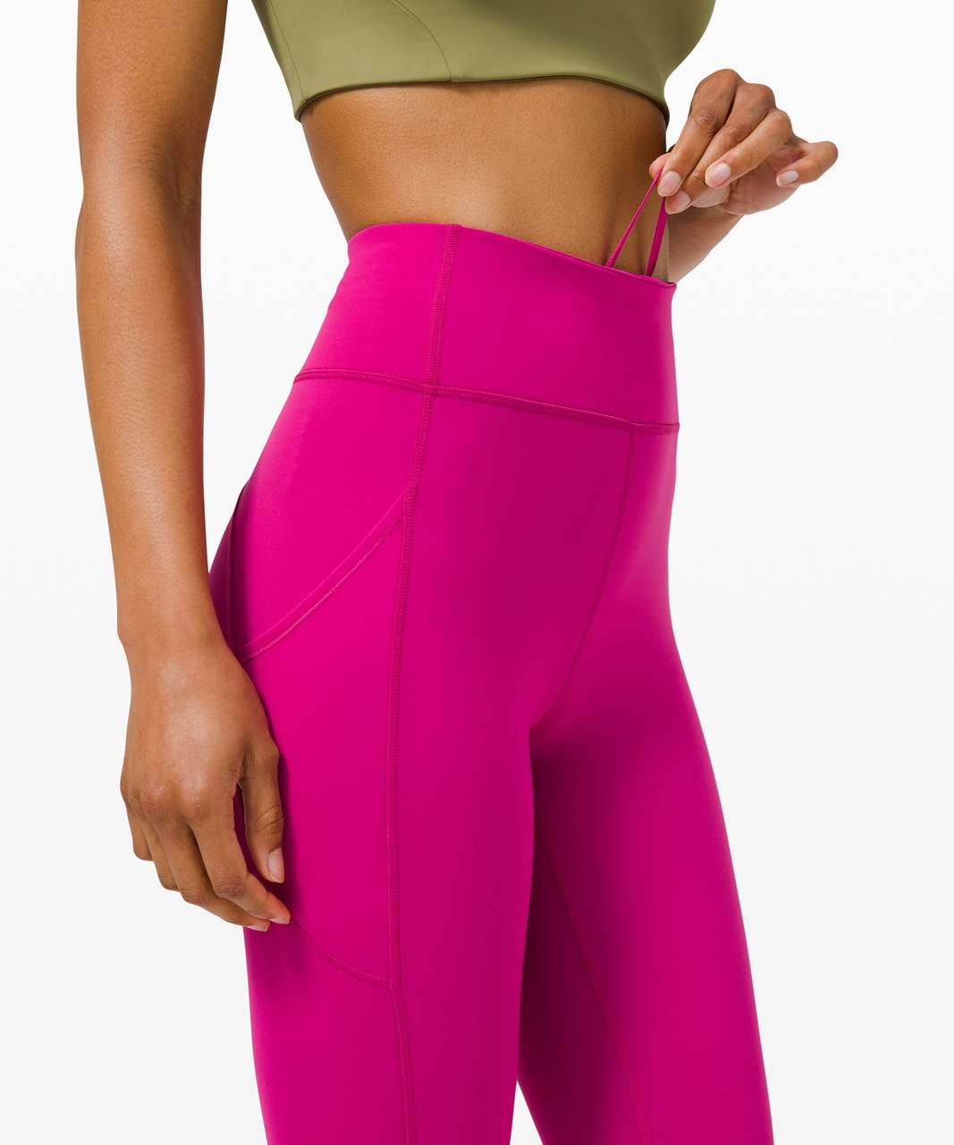 lululemon athletica, Pants & Jumpsuits, Lululemon Invigorate High Rise 25  In Ripened Raspberry