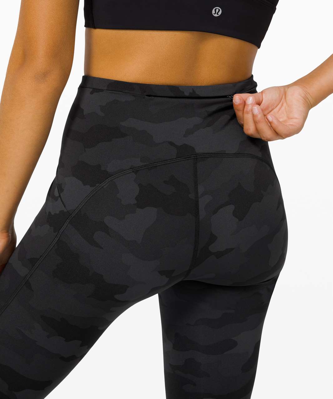 Lululemon Invigorate High-Rise Tight 28 - Heritage 365 Camo Deep Coal Multi  - lulu fanatics