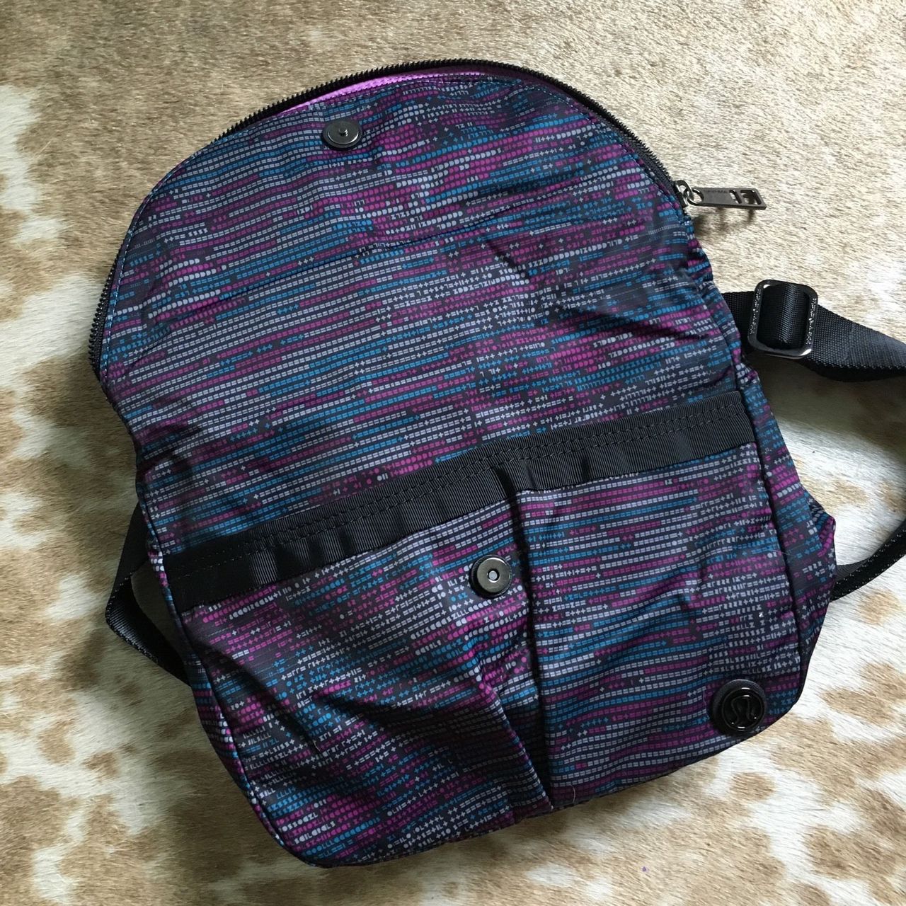 Lululemon Festival Bag II - 2016 Seawheeze - ASCII Regal Plum Tofino Teal