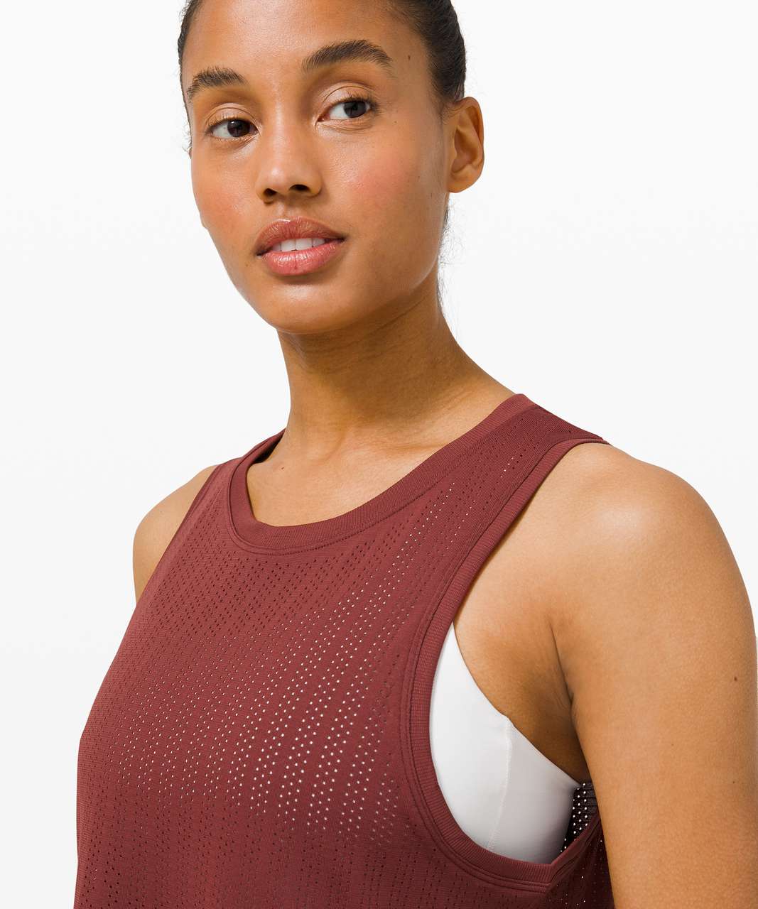 Lululemon Train to Be Tank Top *Stripe - Rain Stripe Savannah