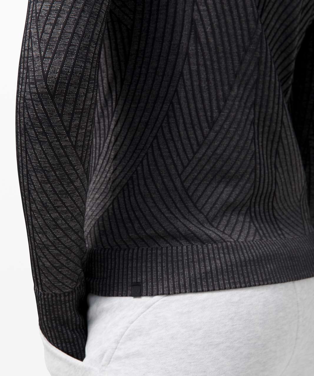 Lululemon Rest Less Pullover - Aerial Current Black / White - lulu