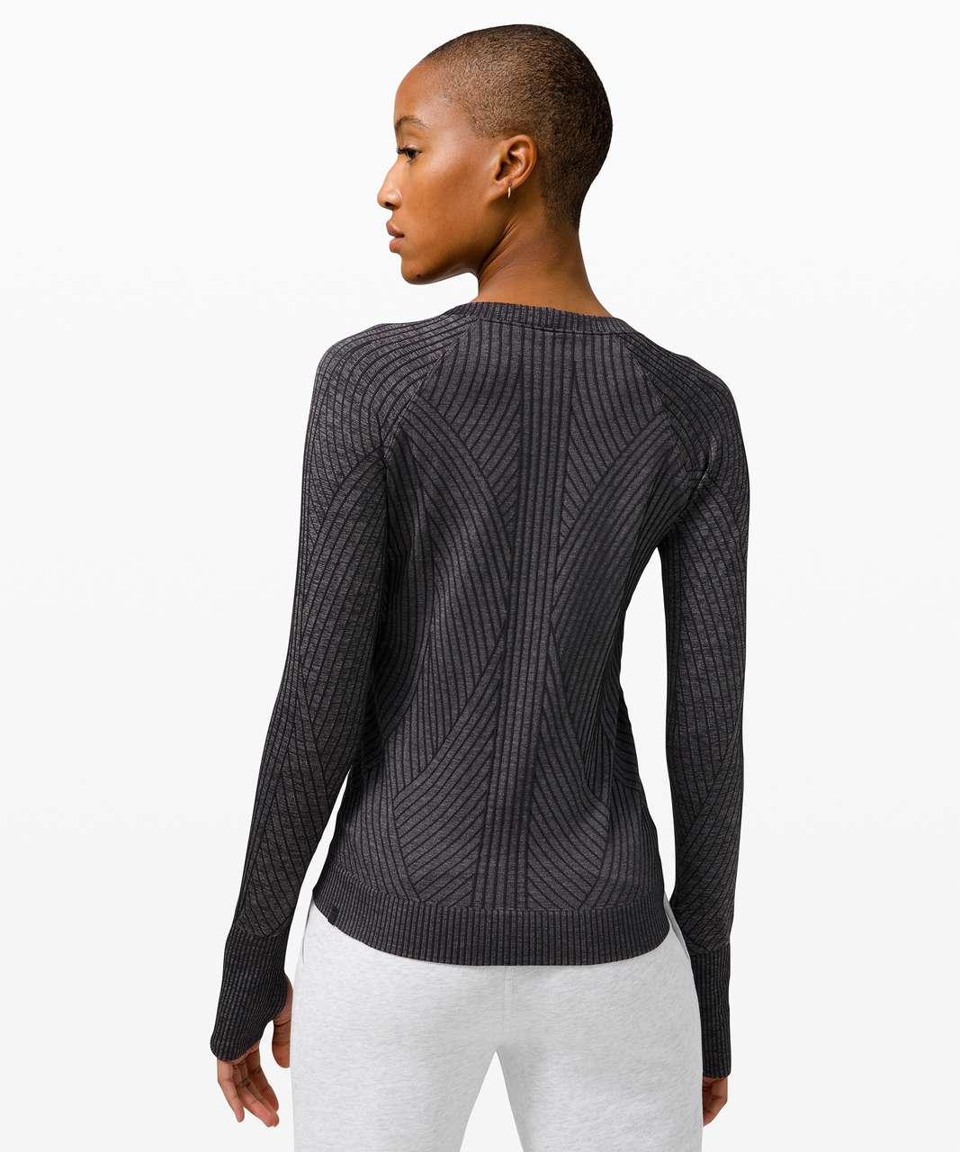 Lululemon Rest Less Pullover - Black / Dark Cast - lulu fanatics