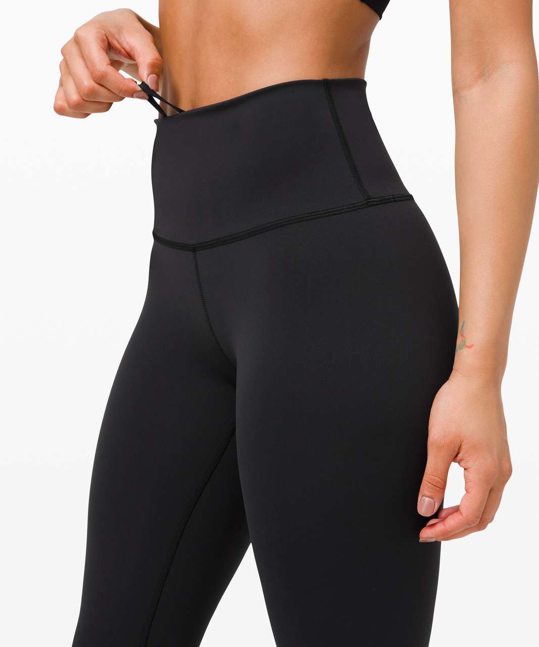 Lululemon Wunder Train High Rise Tight 28 Size 0 Black Granite