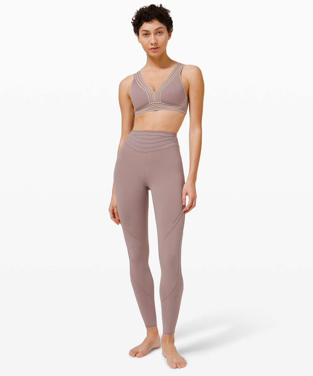 Lululemon Get in Line Bra *Light Support, A/B Cups - Violet