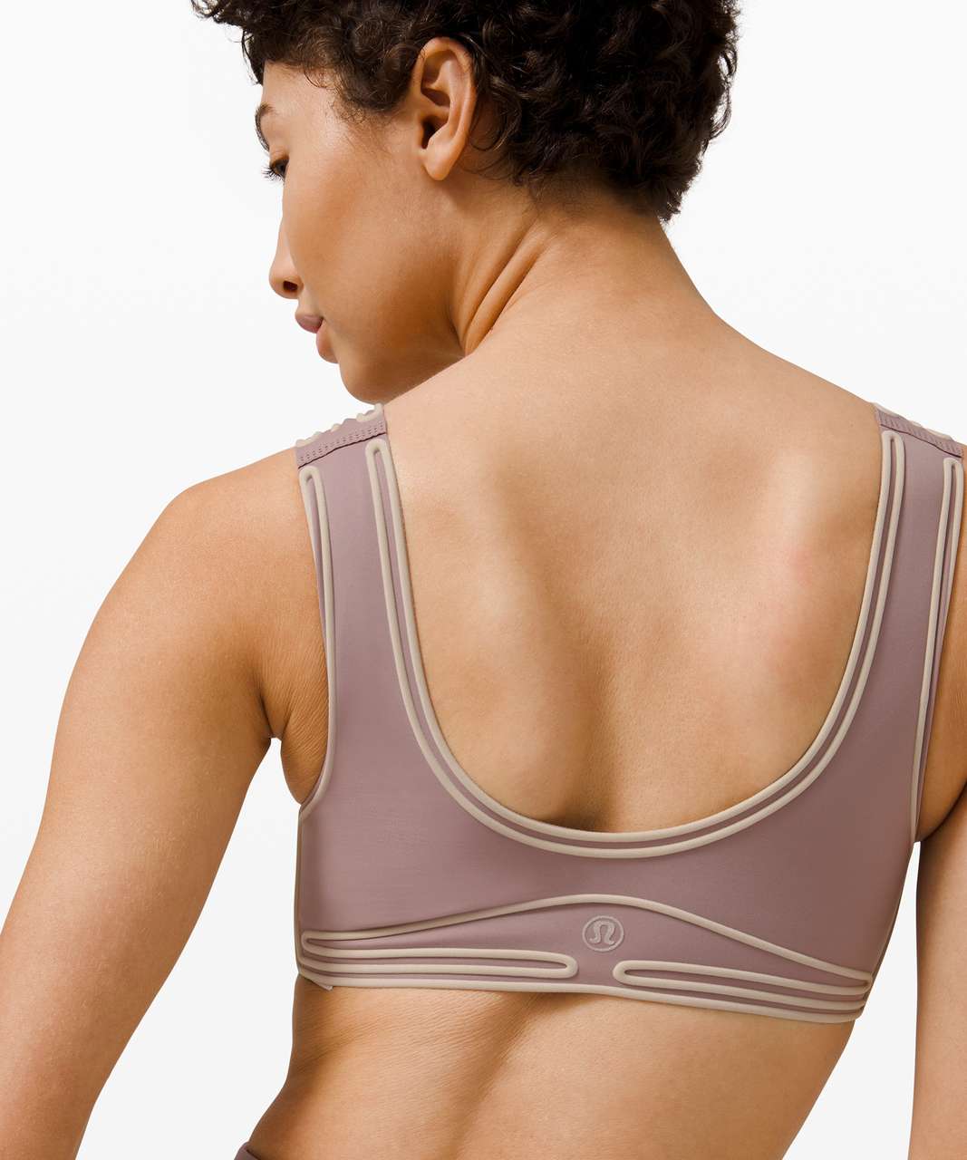 Lululemon Get in Line Bra *Light Support, A/B Cups - Violet Verbena /  Chrome - lulu fanatics