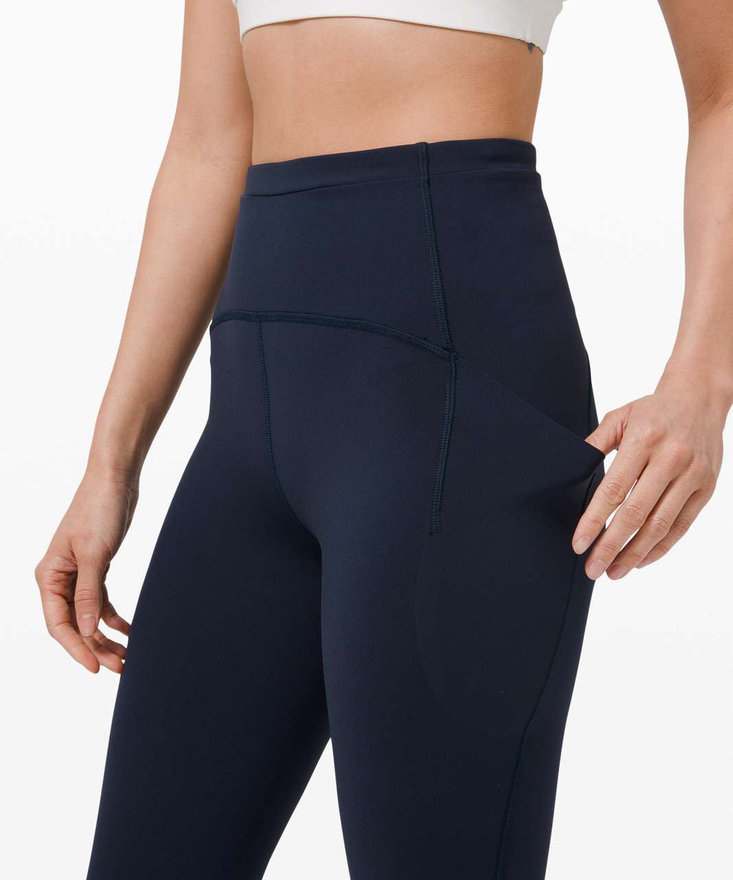 Lululemon Swift Speed High-Rise Crop 21" - True Navy (First Release)