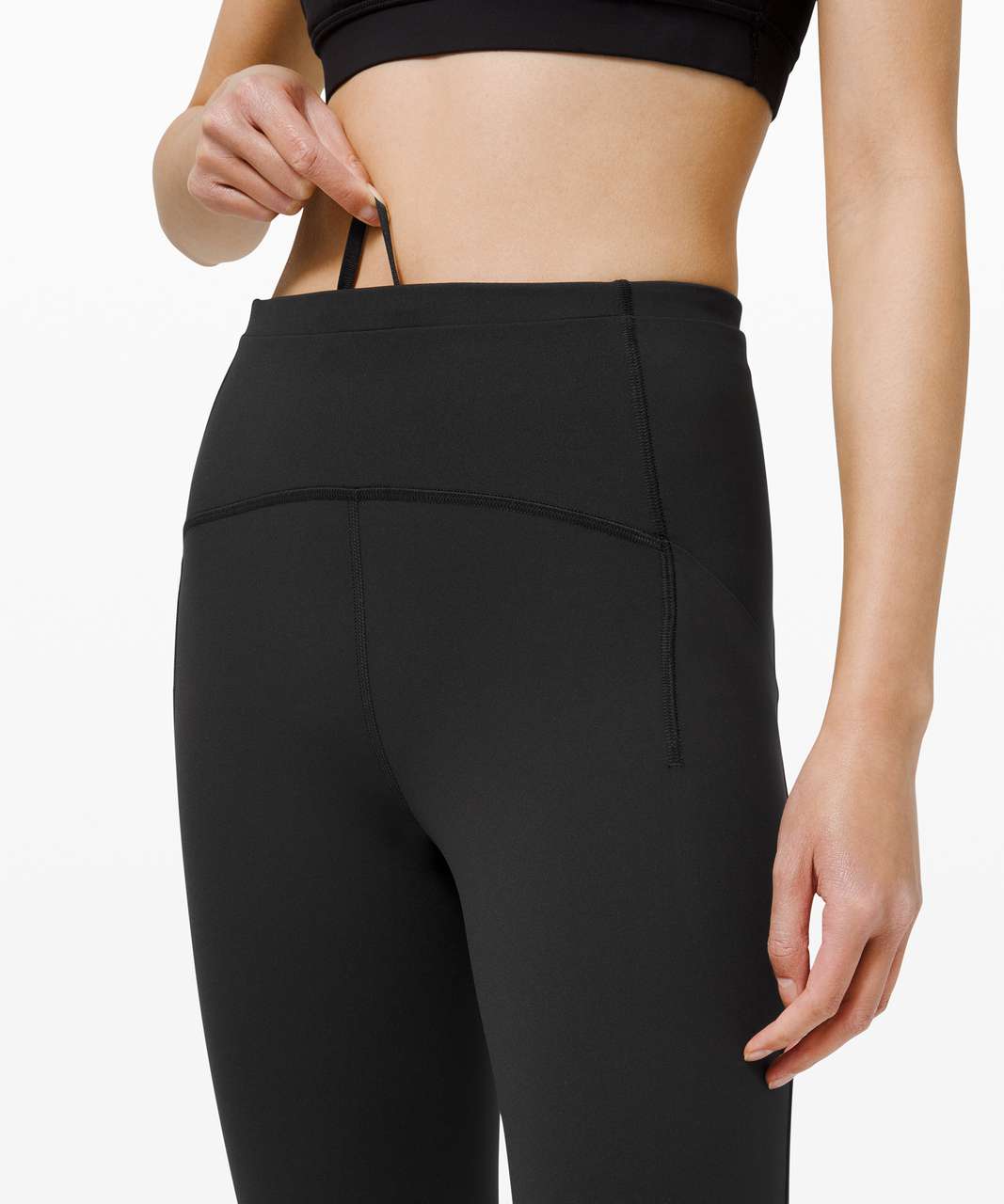 Lululemon Swift Speed High-Rise Crop 21" - Black (First Release)