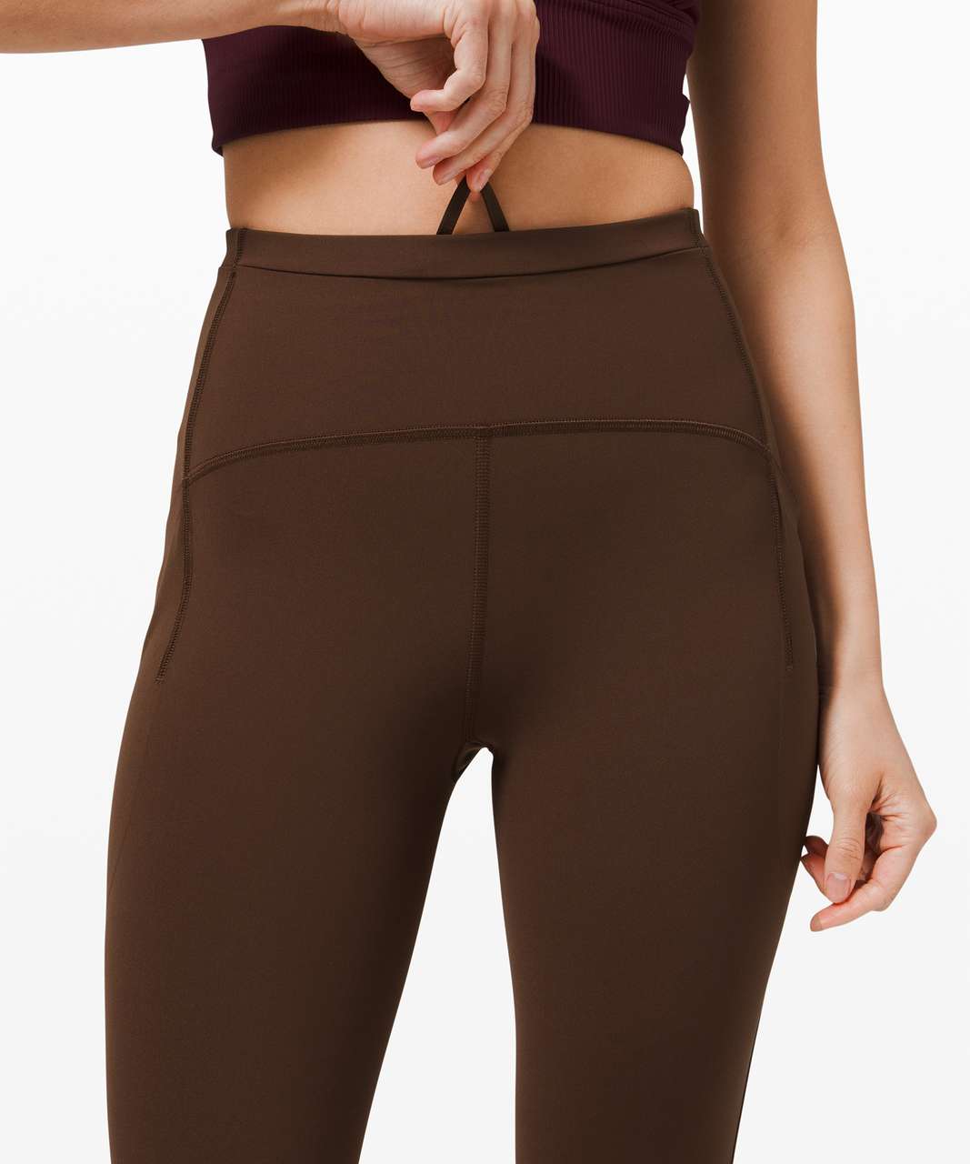 Lululemon Unlimit High-Rise Tight 25 - Brown Earth - lulu fanatics