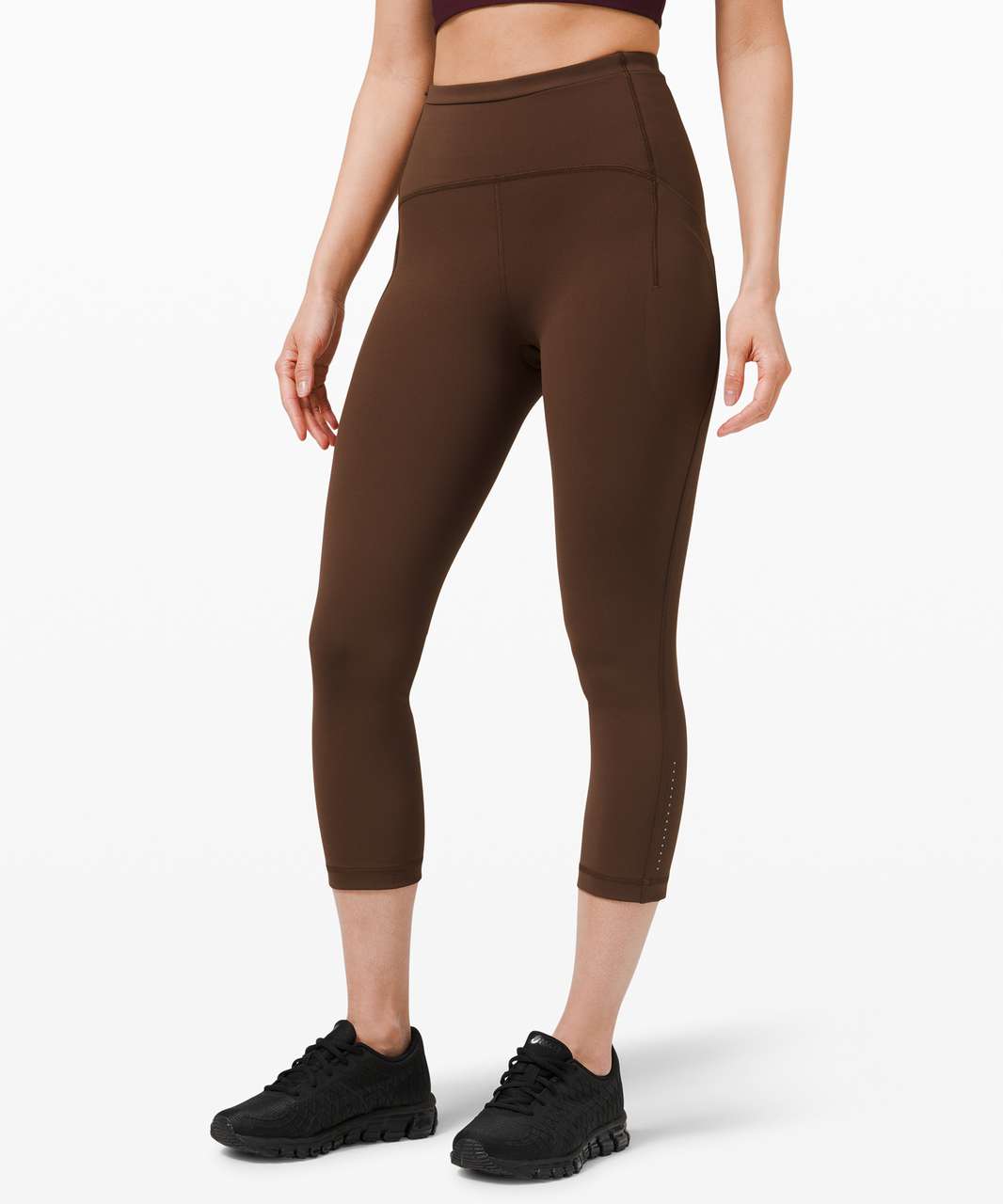 Lululemon Swift Speed High-Rise Crop 21 - Brown Earth - lulu fanatics