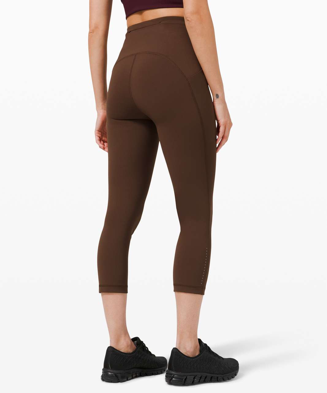 Lululemon Swift Speed High-Rise Crop 21 - Brown Earth - lulu fanatics