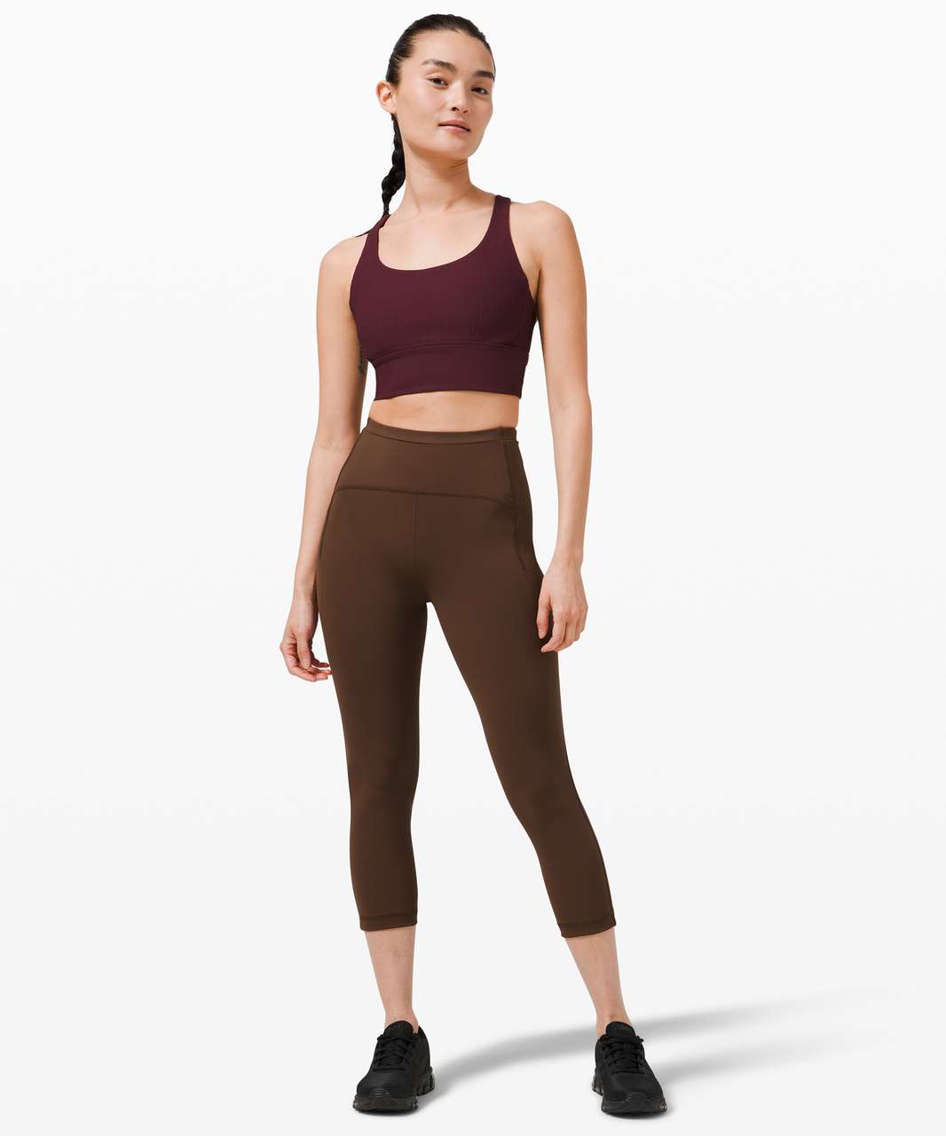 Lululemon Mind Over Miles Crop Top - White - lulu fanatics