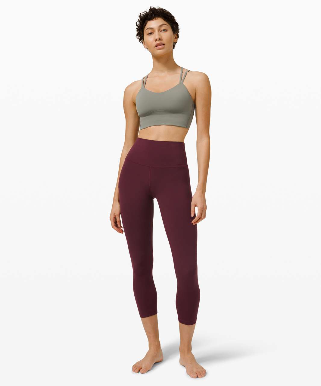 Lululemon Align Crop 23 - Cassis - lulu fanatics