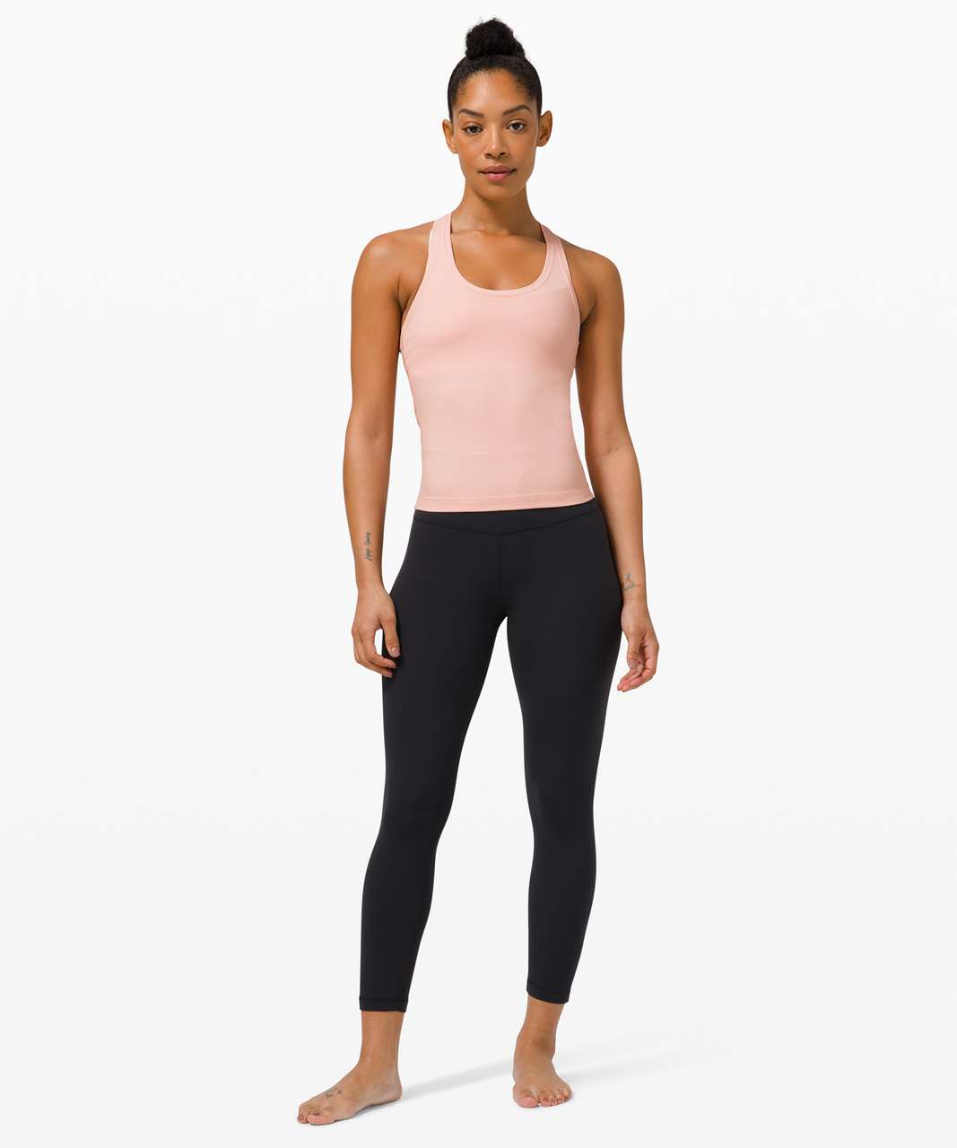 Lululemon Cool Racerback Shorter Length *Nulu - Pink Mist - lulu fanatics