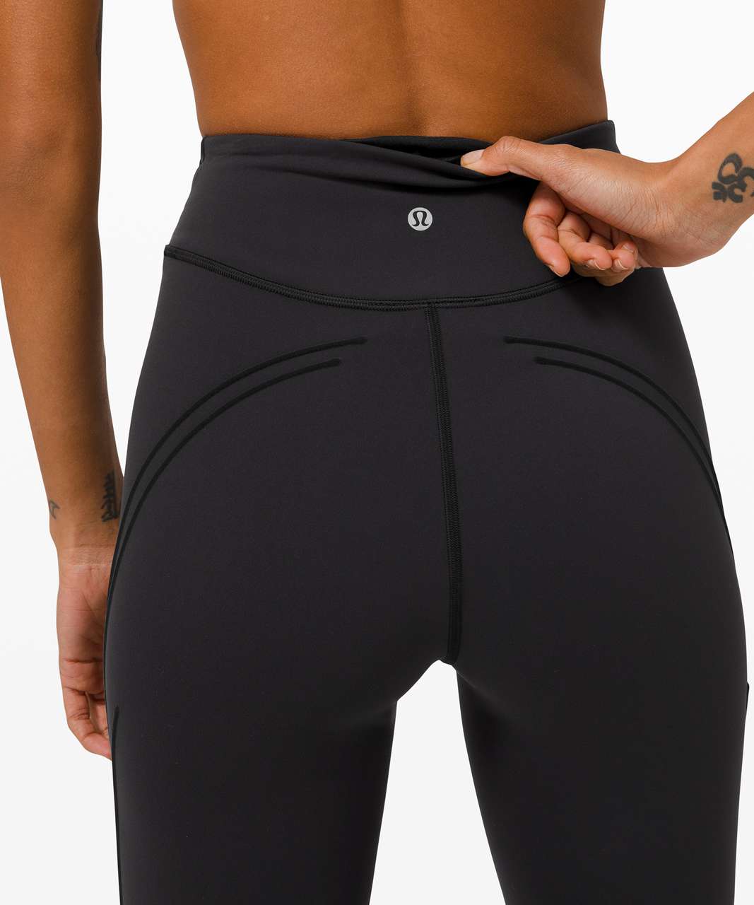 Lululemon Get in Line Super High-Rise Tight 28 - Black - lulu