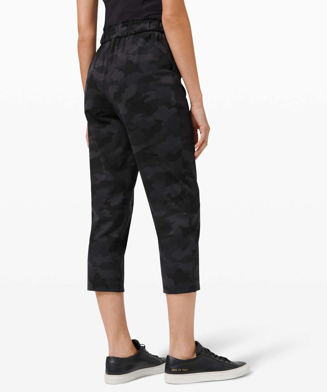 Lululemon Align™ High-rise Crop 21 In Cheetah Camo Deep Coal