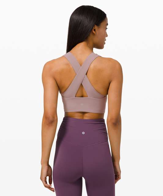 Lululemon Smoothcover Front Cut-out Yoga Bra Light Support, A/b Cup - Deep  Luxe