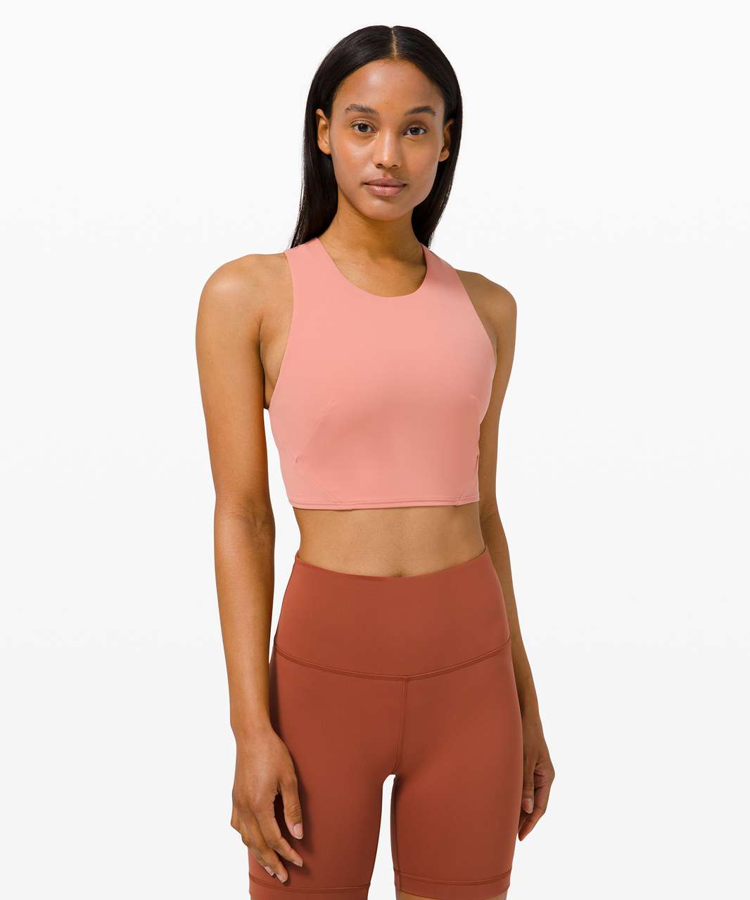 Lululemon Forward Fold Bra *Light Support, C/D Cups - Rustic Coral - lulu  fanatics