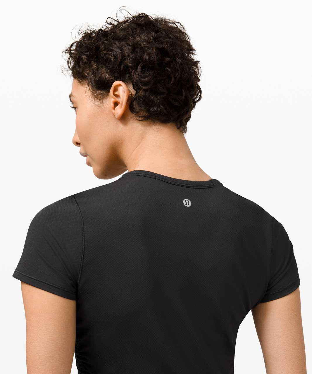 Lululemon Side Cinch Ribbed T-Shirt - Black - lulu fanatics