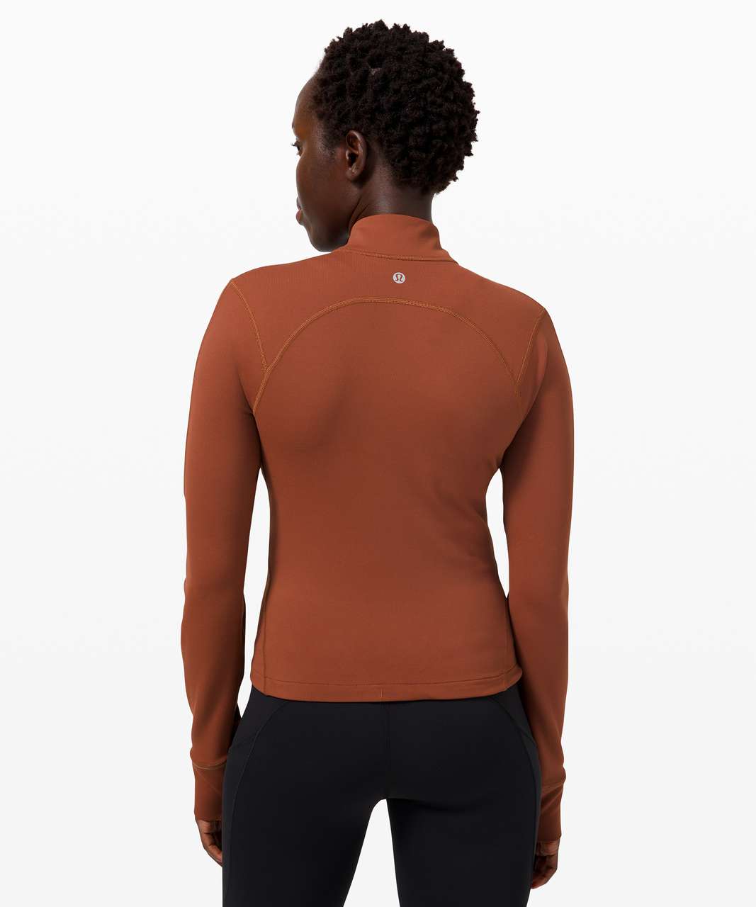 Lululemon Its Rulu Run Cropped Half Zip Warm Coral Size 6 Orange - $35 (64%  Off Retail) - From Angel