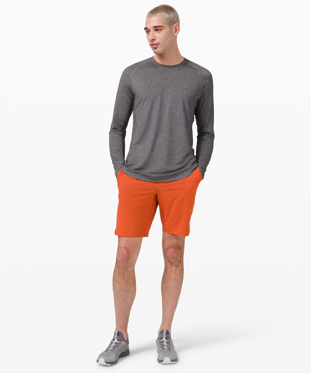 Lululemon T.H.E. Linerless Short 9 - Canyon Orange - lulu fanatics