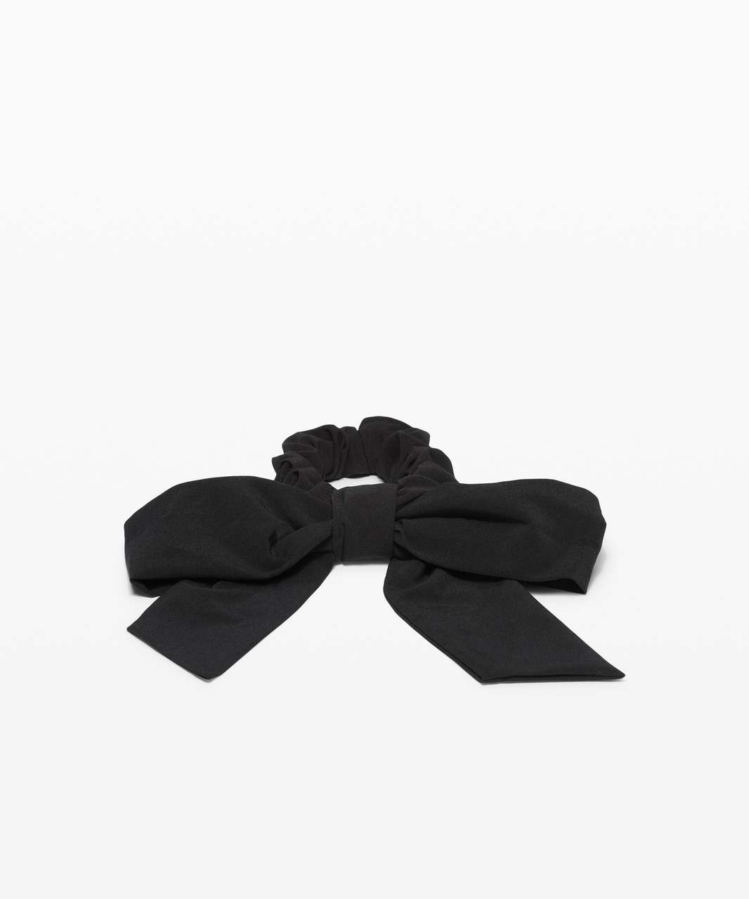 Lululemon Uplifting Scrunchie *Big Bow - Black (First Release) - lulu ...