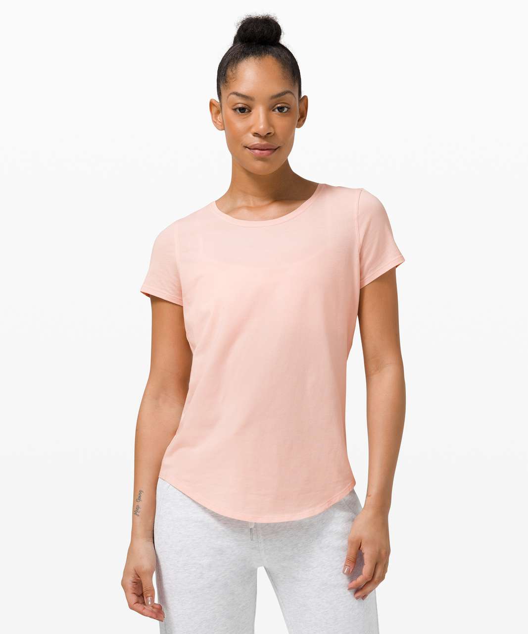 Lululemon Love Crew Short Sleeve T-Shirt - Pink Blossom - lulu fanatics