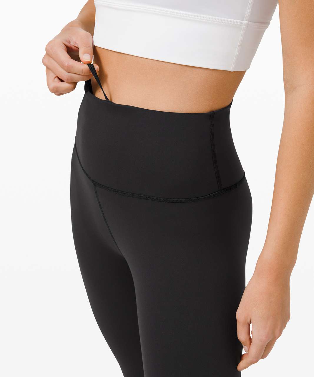 Lululemon Wunder Train High-Rise Crop 21 - Black - lulu fanatics